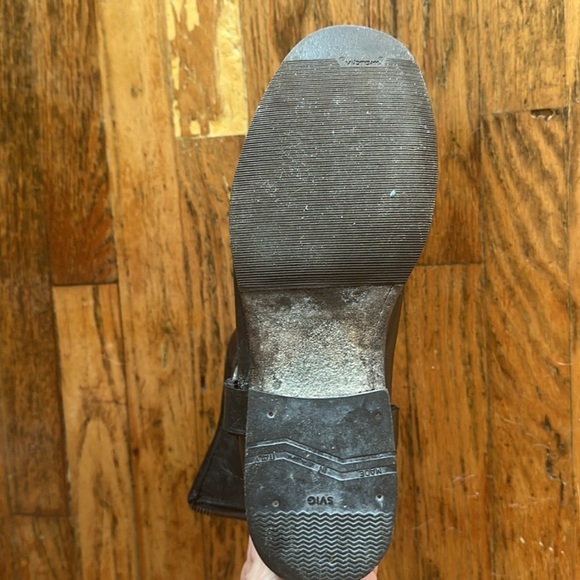 Frye Black Leather Ankle Boots - Picture 6 of 6